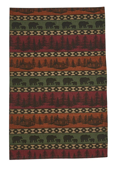 Mountain Bear Jacquard Dishtowel Set of 3 Park Designs - The Fox Decor